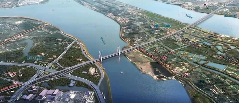 高铁“八纵八横”与南昌“十纵十横”相切线——公铁两用隆兴大桥建设全力推进_乐盈VI官网